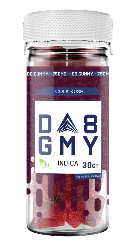 A Gift From Nature Delta 8 Indica Gummy: Cola Kush