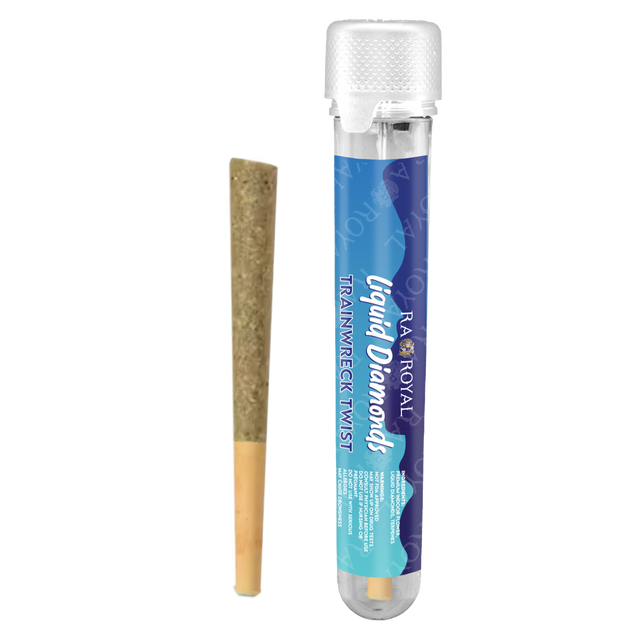 Liquid Diamond 2G THC Preroll: Trainwreck Twist (Indica)