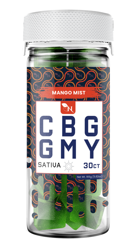 AGFN CBG Gummy: Mango Mist Sativa (1500MG)