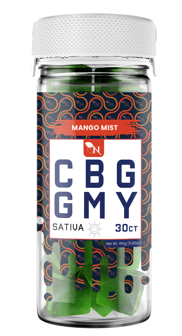 AGFN CBG Gummy: Mango Mist Sativa (1500MG)