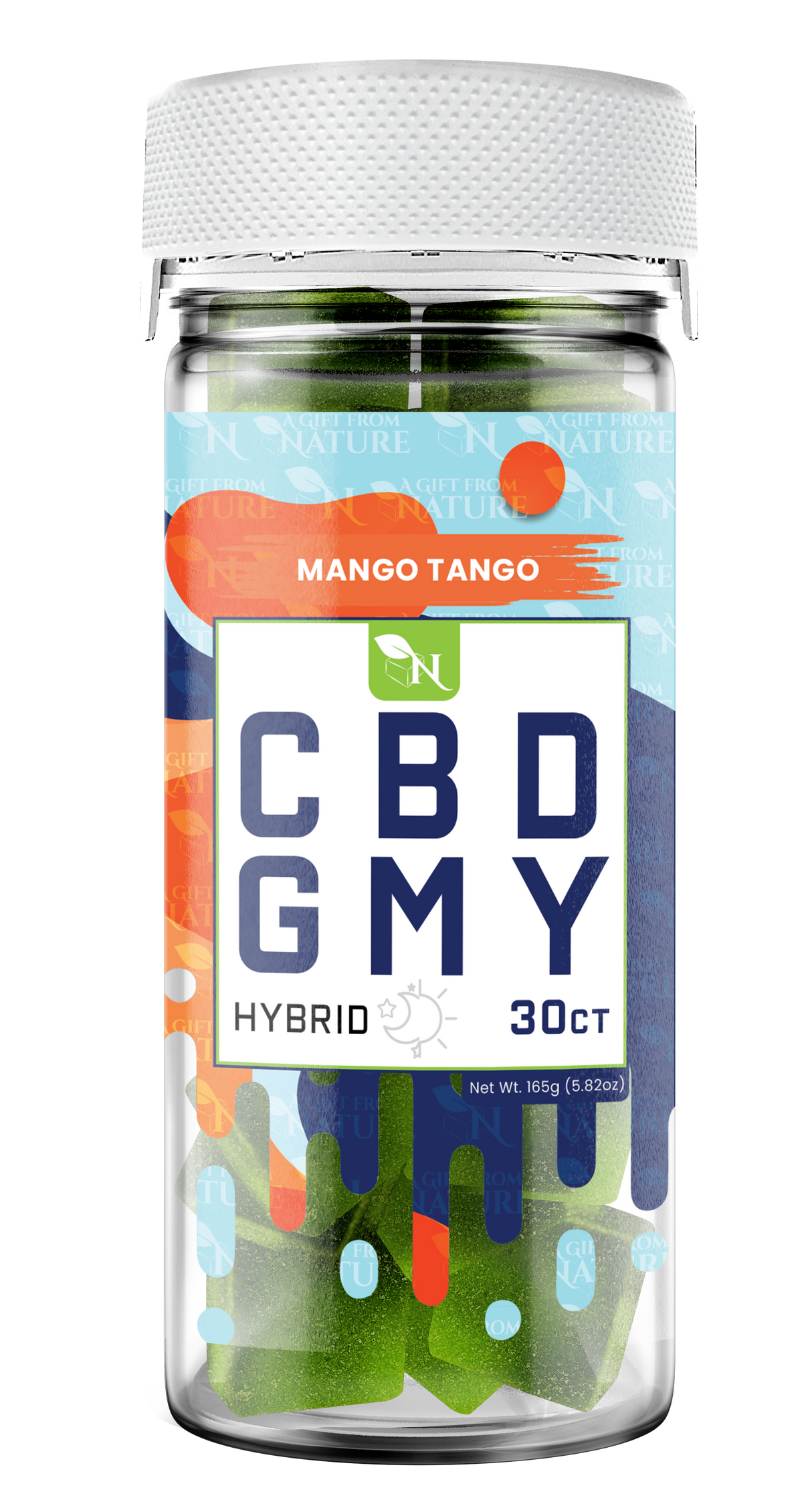AGFN CBD Gummy Mango Tango Hybrid (1500MG)