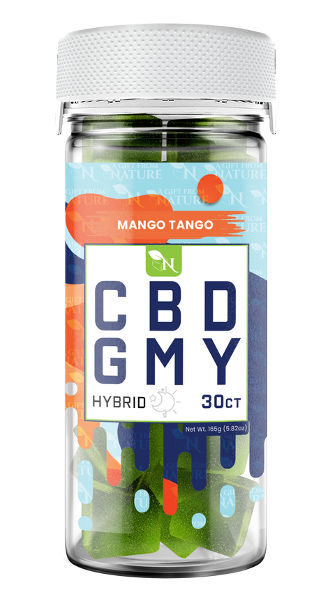 AGFN CBD Gummy: Mango Tango Hybrid (1500MG)