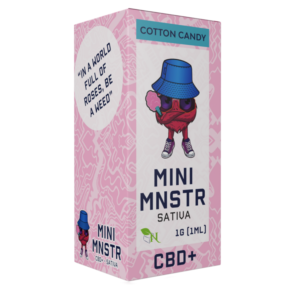 AGFN Mini Mnster 1 Gram Vape: CBD Cotton Candy (Sativa)