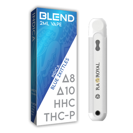 RA Royal Blend Indica Vape: Blue Zkittles (1800MG)