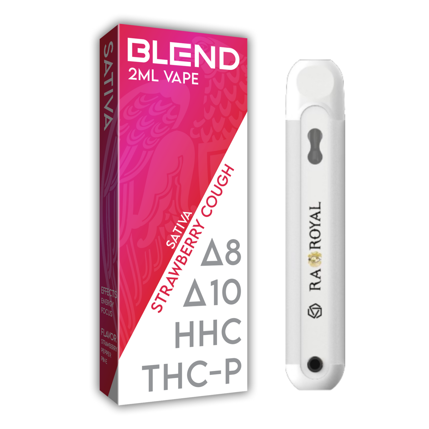 RA Royal Blend Sativa Vape: Strawberry Cough (1800MG)