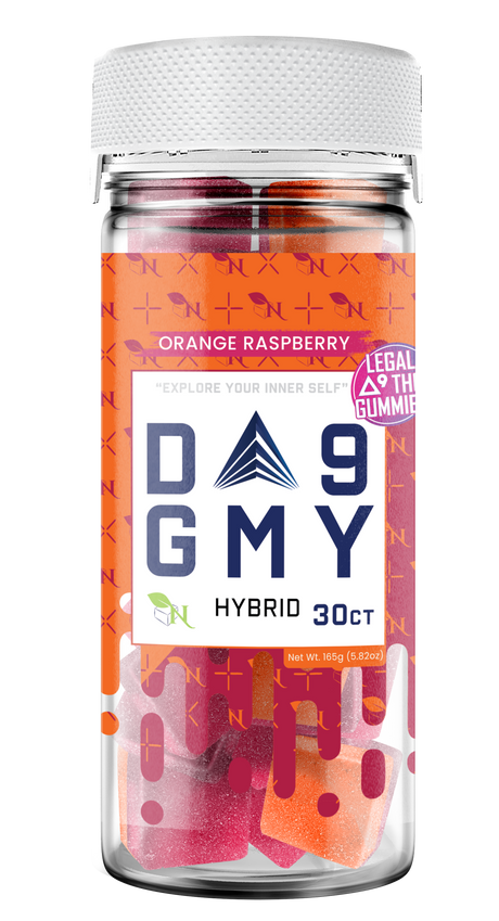 A Gift From Nature Delta 9 Hybrid Gummy: Orange Raspberry