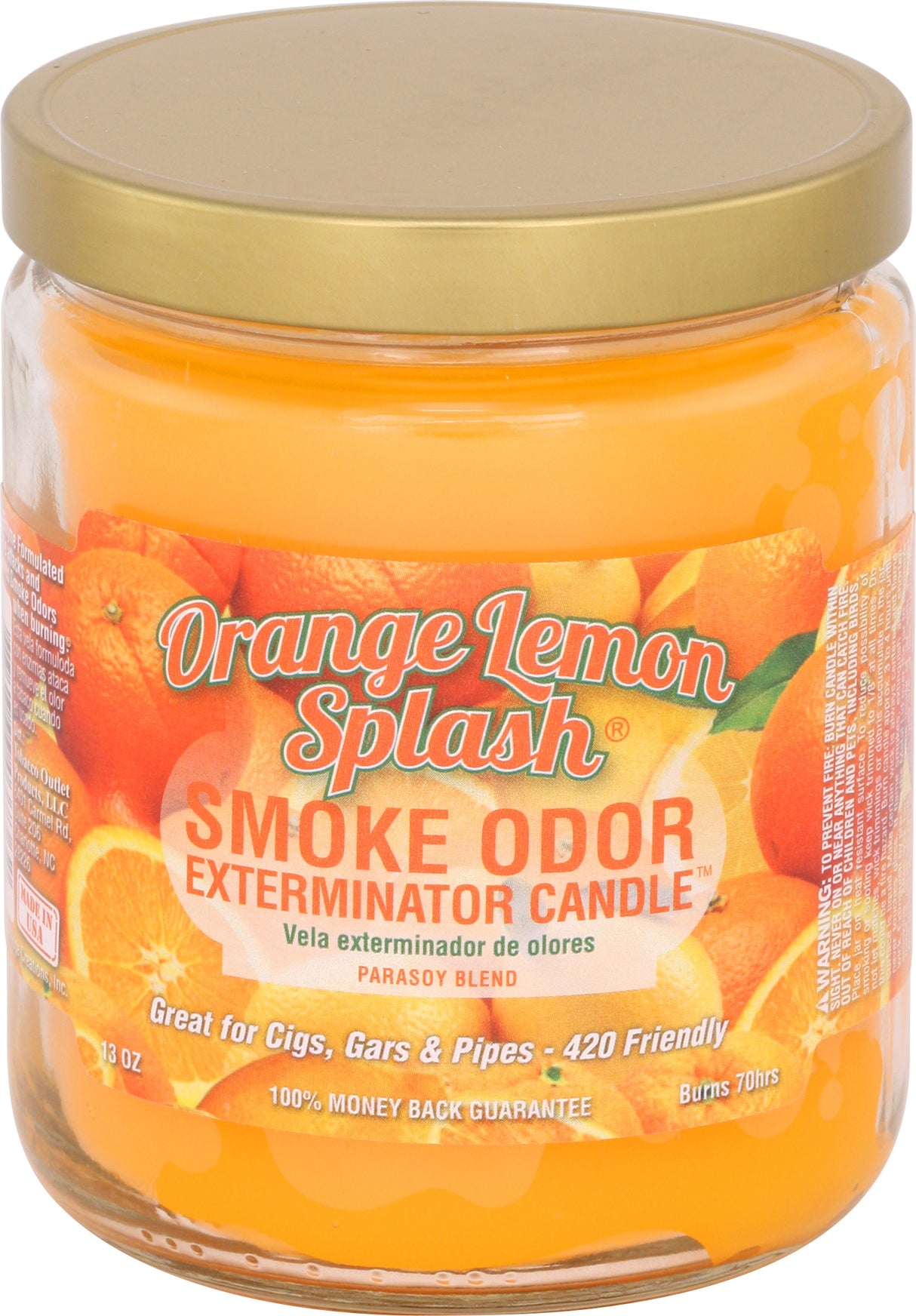 Smoke Odor 13 Oz. Candle: Orange Lemon Splash