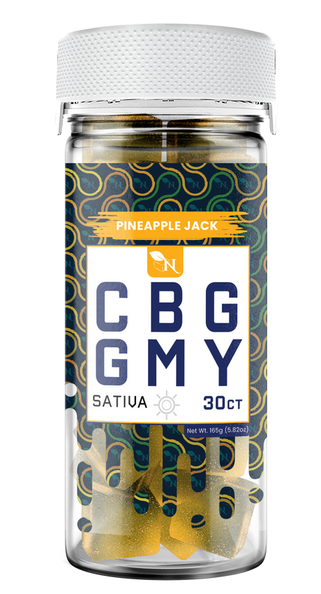 AGFN CBG Gummy: Pineapple Jack Sativa (1500MG)
