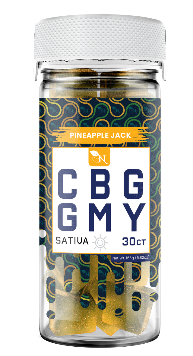 AGFN CBG Gummy: Pineapple Jack Sativa (1500MG)