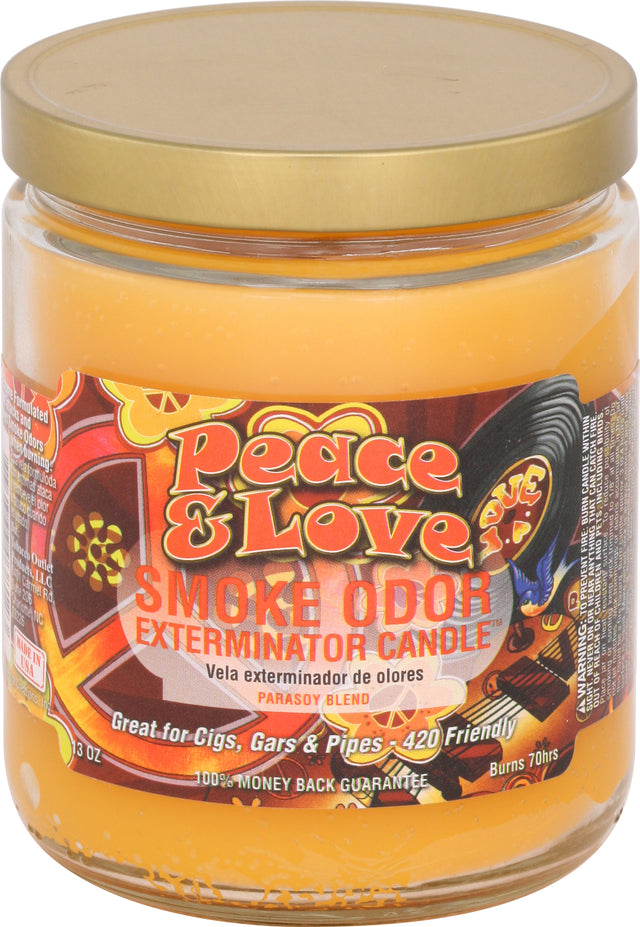 Smoke Odor 13 Oz. Candle: Peace & Love