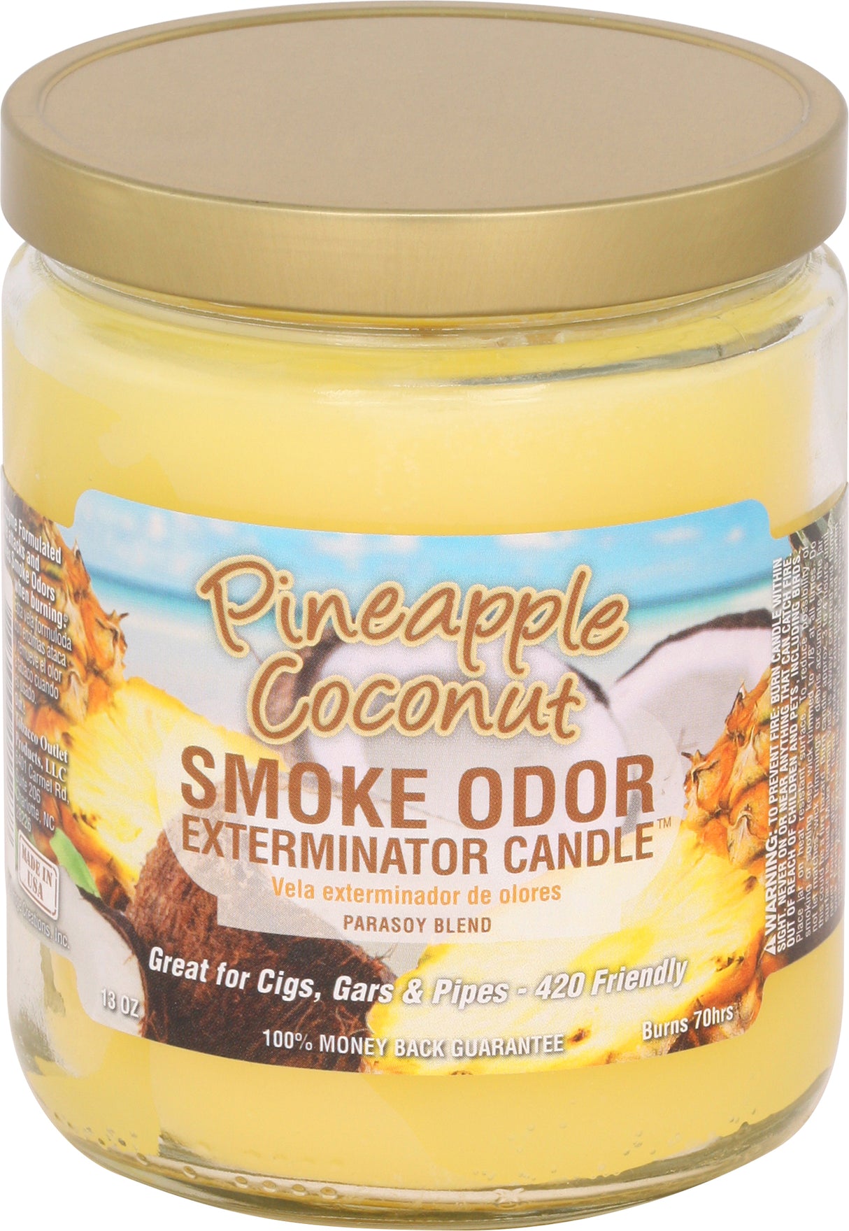 Smoke Odor 13 Oz. Candle: Pineapple Coconut