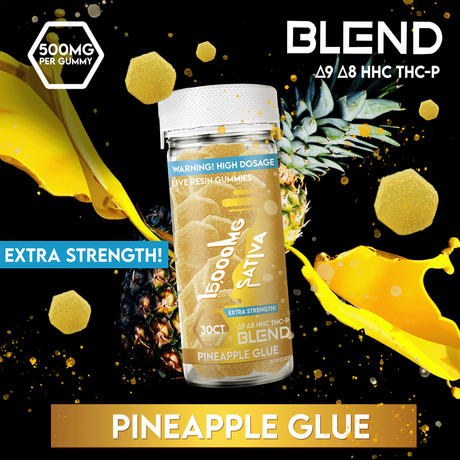 R.A. Royal Blend 15,000MG Pineapple Glue Sativa Gummies