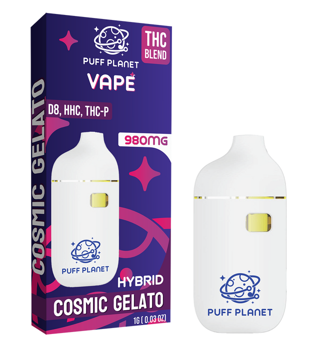 Puff Planet THC Blend 1ML Vape: Cosmic Gelato (Hybrid)