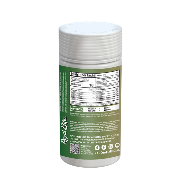 Royal Bitez Relax 15CT Gummy: Watermelon