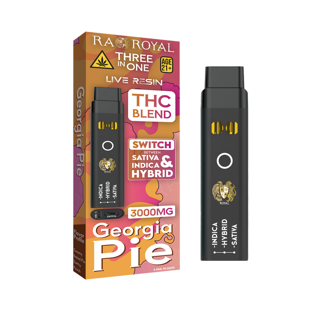 THC Blend Three-In-One Disposable Vape: Georgia Pie (3000MG)