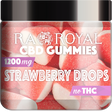 R.A. Royal Gummies CBD Strawberry Drop Gummy Jar (1200 MG)