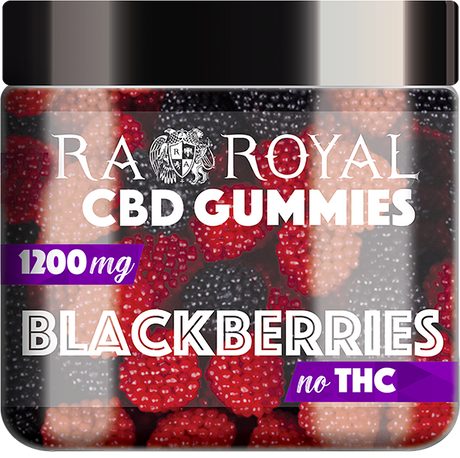 R.A. Royal Gummies CBD Blackberry Gummy Jar (1200 MG)