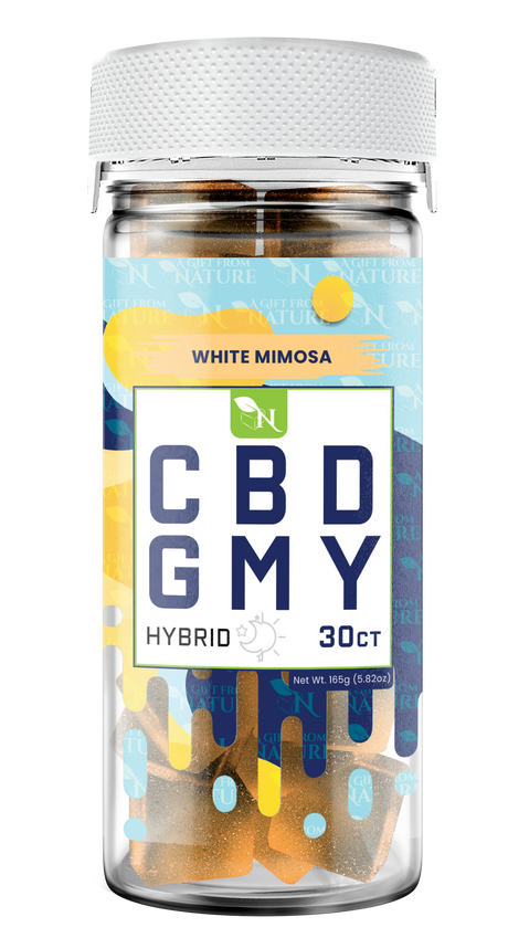 AGFN CBD Gummy: White Mimosa Hybrid (1500MG)