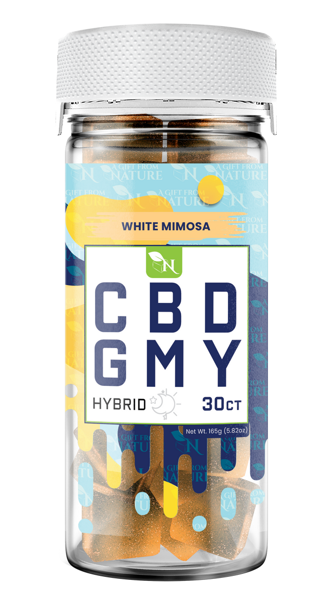 AGFN CBD Gummy: White Mimosa Hybrid (1500MG)