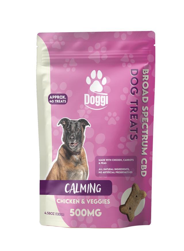 Doggi CBD 500MG Dog Treats: Chicken & Veggies