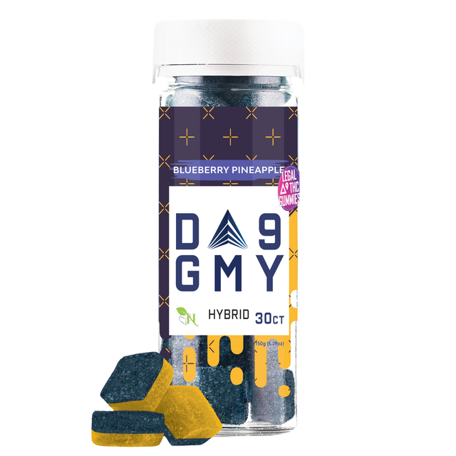 Blueberry Pineapple Delta 9 Hybrid Gummy Jar