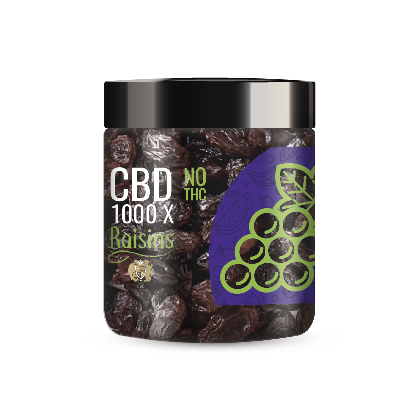 R.A. Royal Dried Fruit: CBD Raisins (1000 MG)