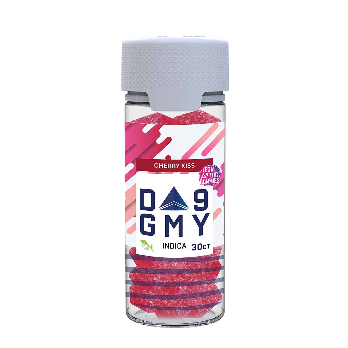 Cherry Kiss Delta 9 Indica Gummy Jar