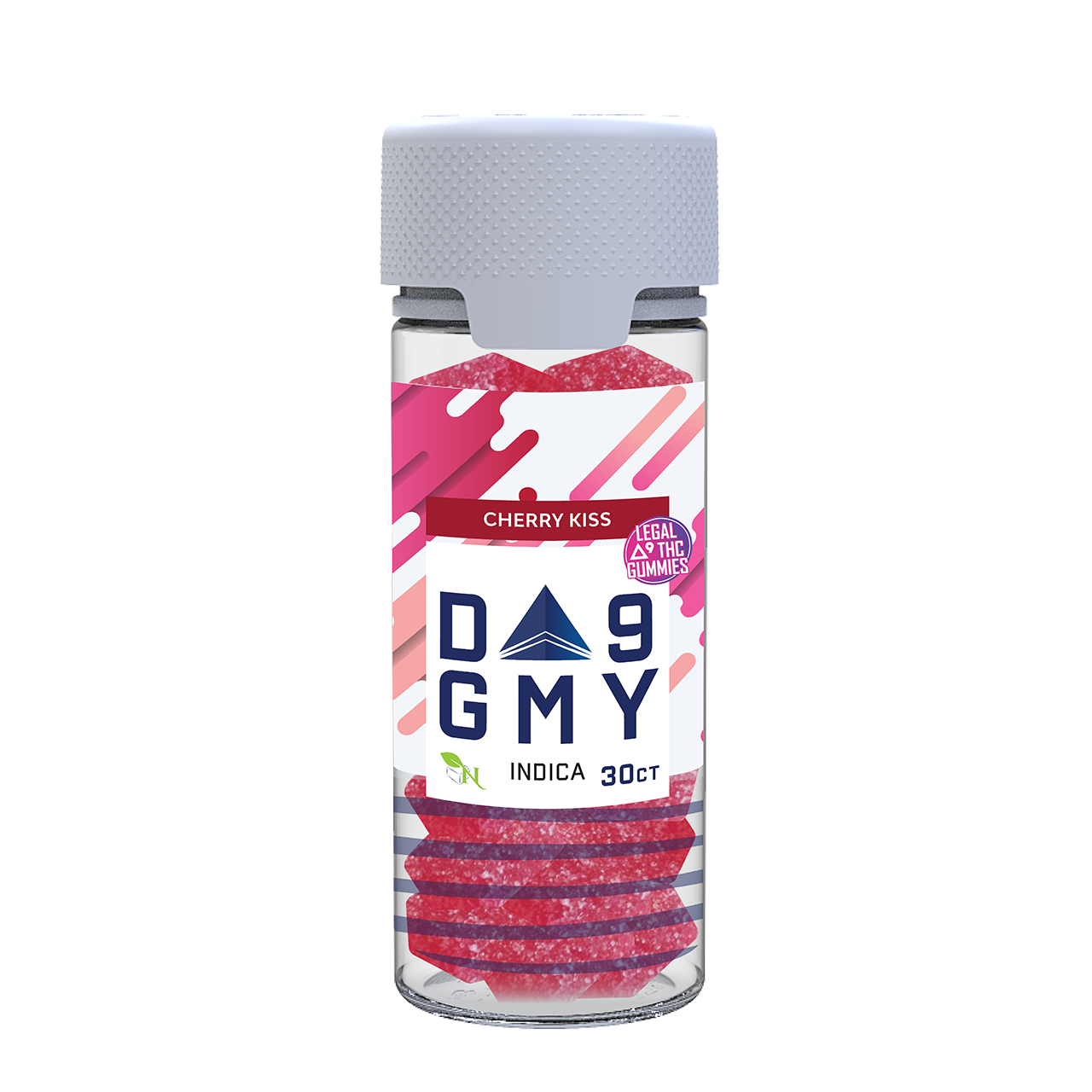 Cherry Kiss Delta 9 Indica Gummy Jar