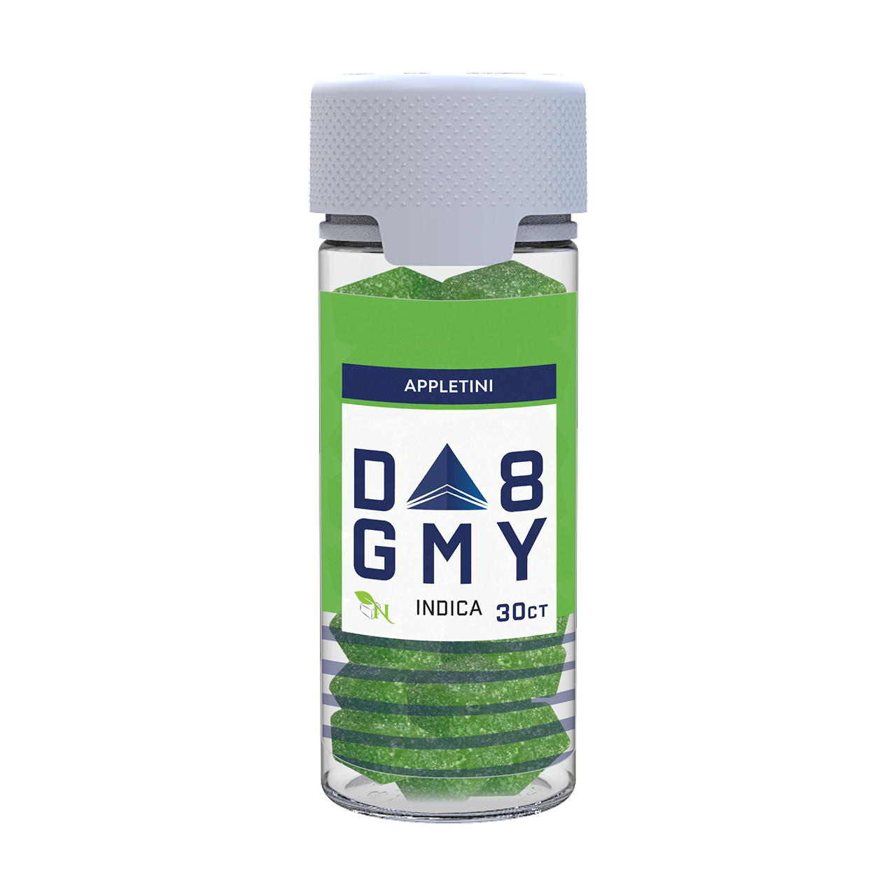 Appletini Delta 8 Indica Gummy Jar