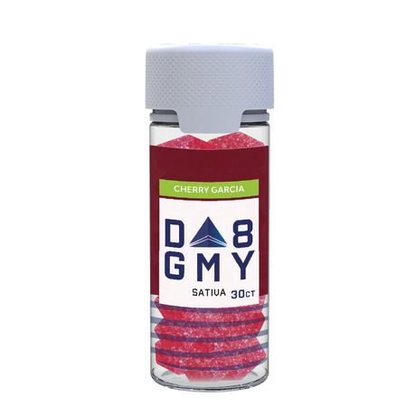 Cherry Garcia Delta 8 Sativa Gummy Jar