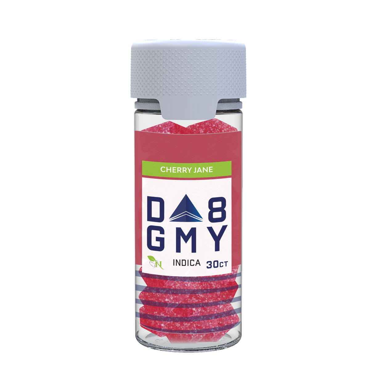 Cherry Jane Delta 8 Indica Gummy Jar