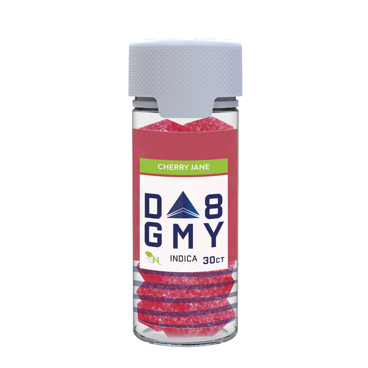 Cherry Jane Delta 8 Indica Gummy Jar