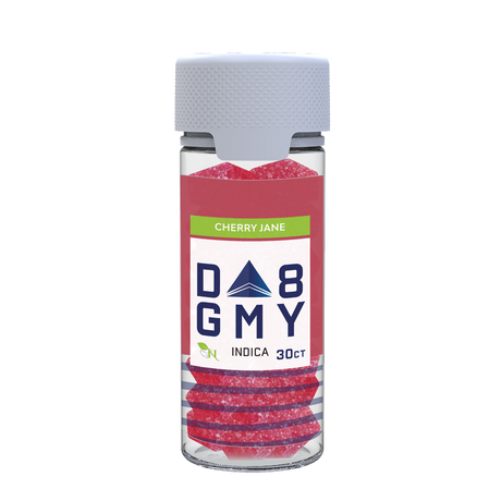 Cherry Jane Delta 8 Indica Gummy Jar