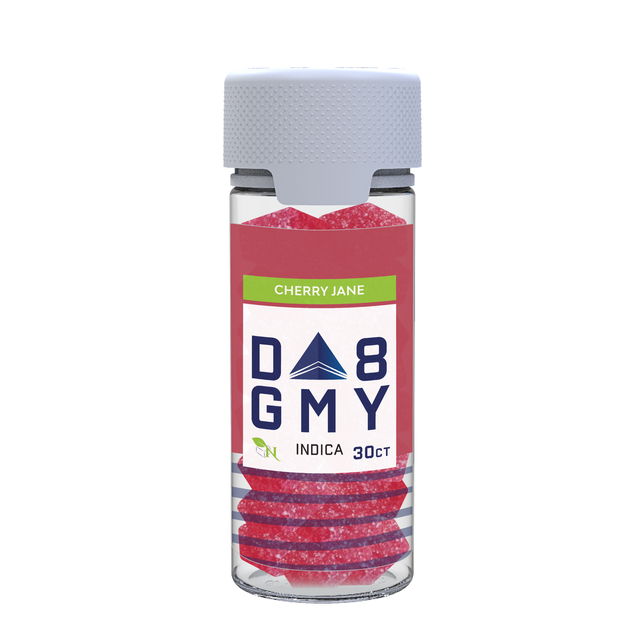 Cherry Jane Delta 8 Indica Gummy Jar