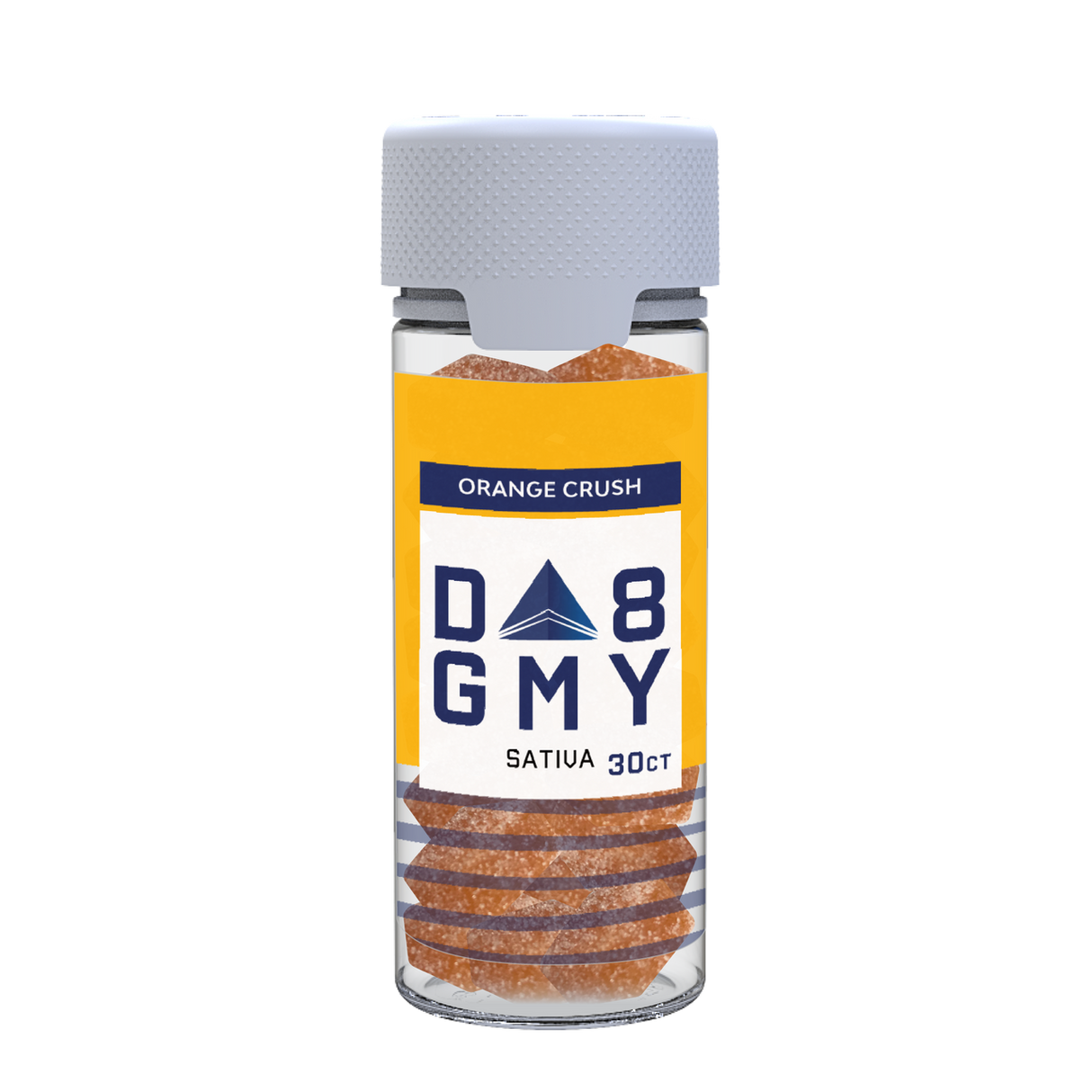 Orange Crush Delta 8 Sativa Gummy Jar