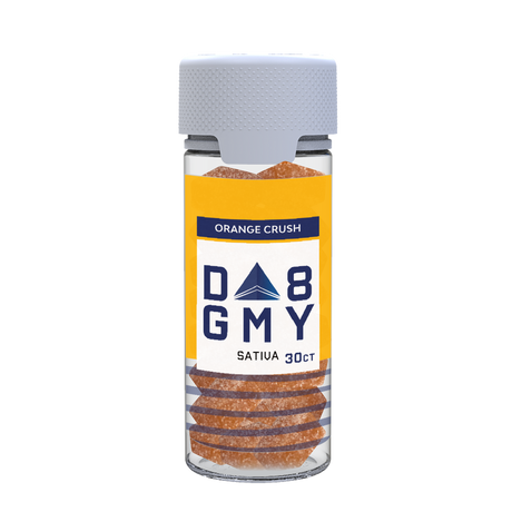 Orange Crush Delta 8 Sativa Gummy Jar