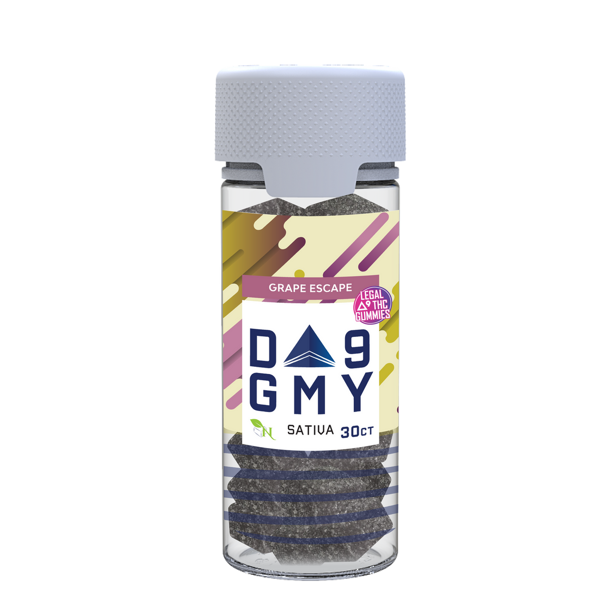 Grape Escape Delta 9 Sativa Gummy Jar
