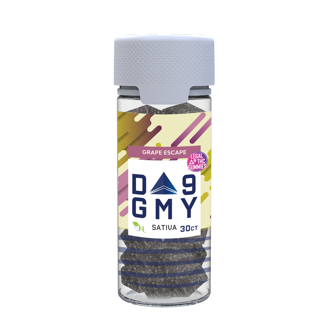 Grape Escape Delta 9 Sativa Gummy Jar