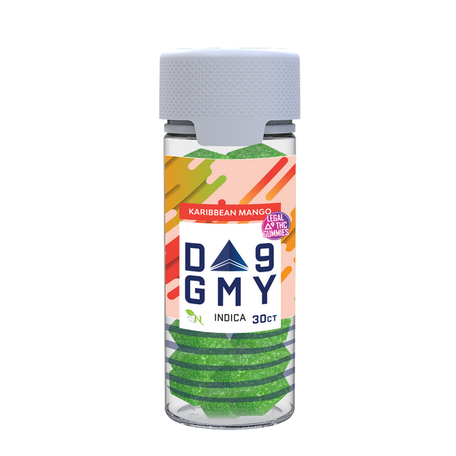 Karribean Mango Delta 9 Indica Gummy Jar