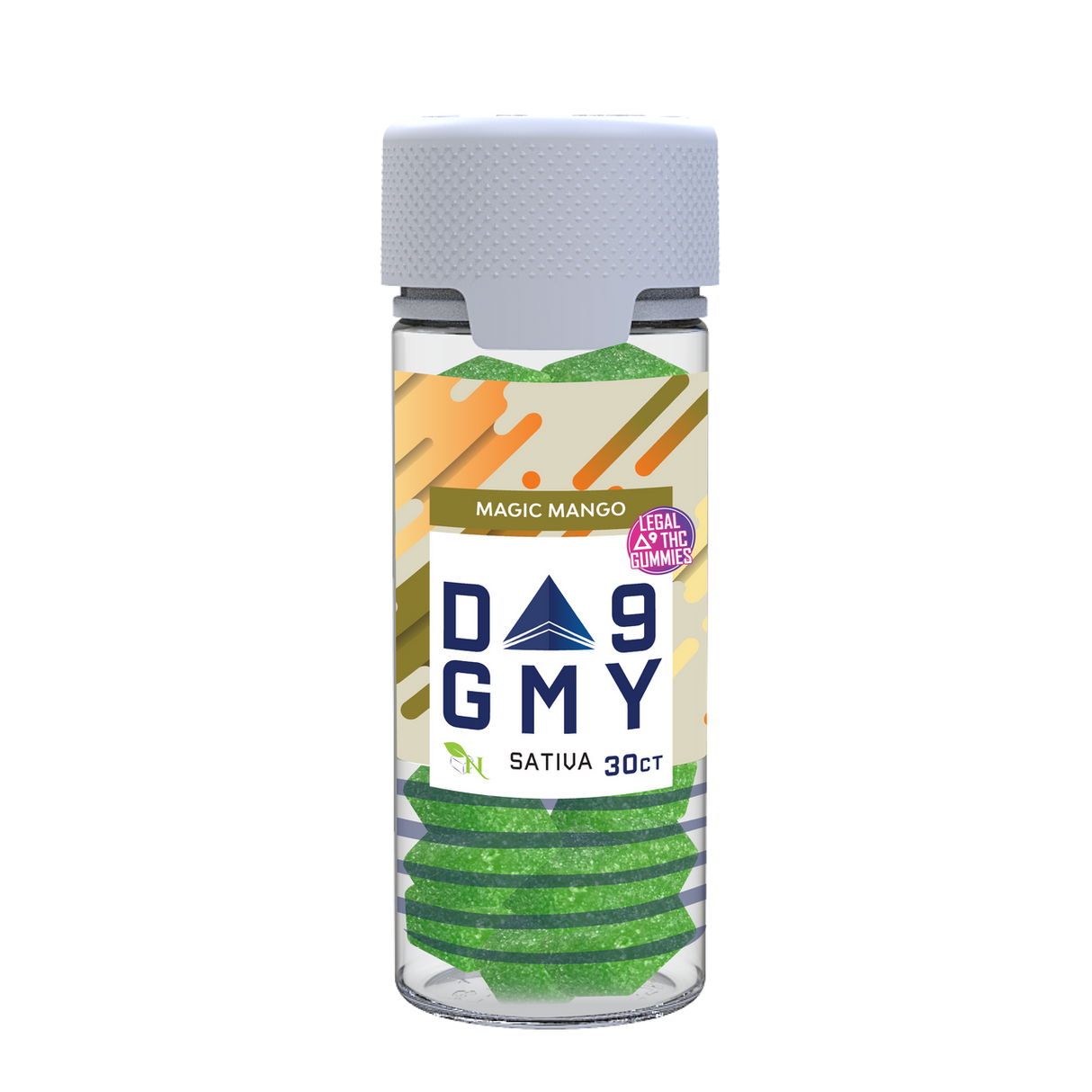 Magic Mango Delta 9 Sativa Gummy Jar