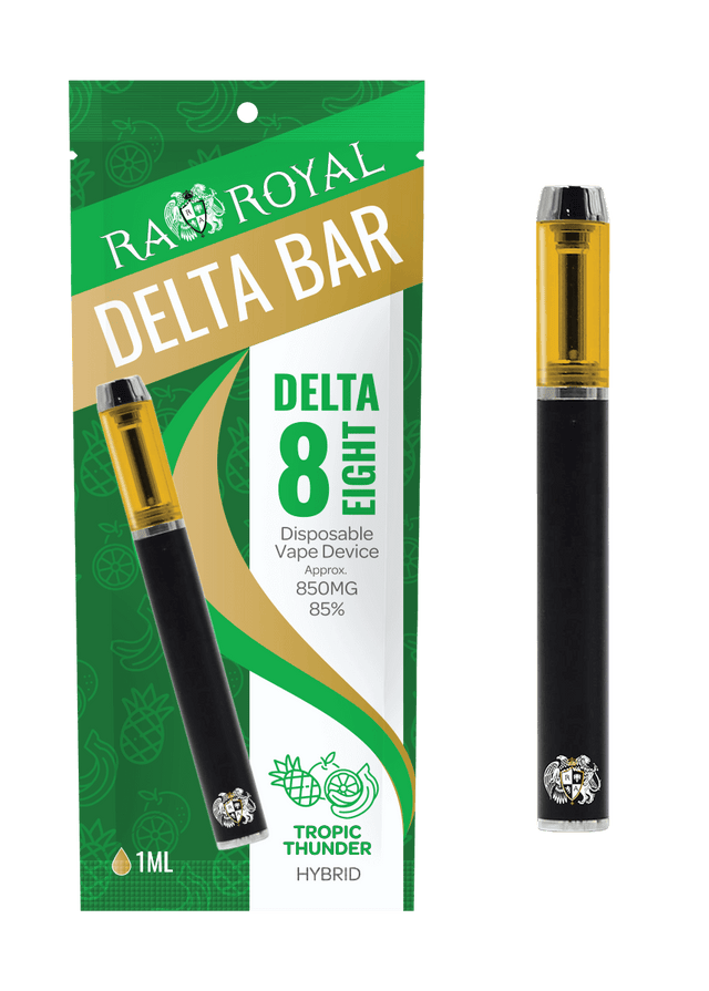 R.A. Royal Delta-8 Vape Pen: Tropic Thunder Hybrid Bar