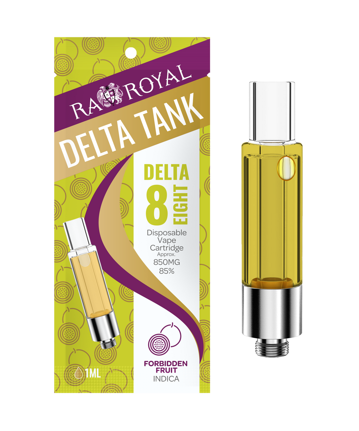 R.A. Royal Delta-8 Vape Tank: Forbidden Fruit Indica