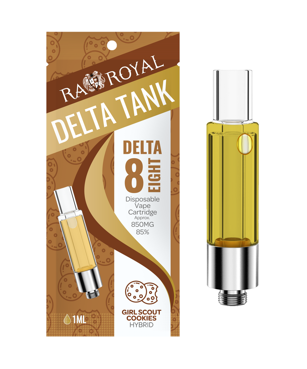 R.A. Royal Delta-8 Vape Tank: Girl Scout Cookies Hybrid