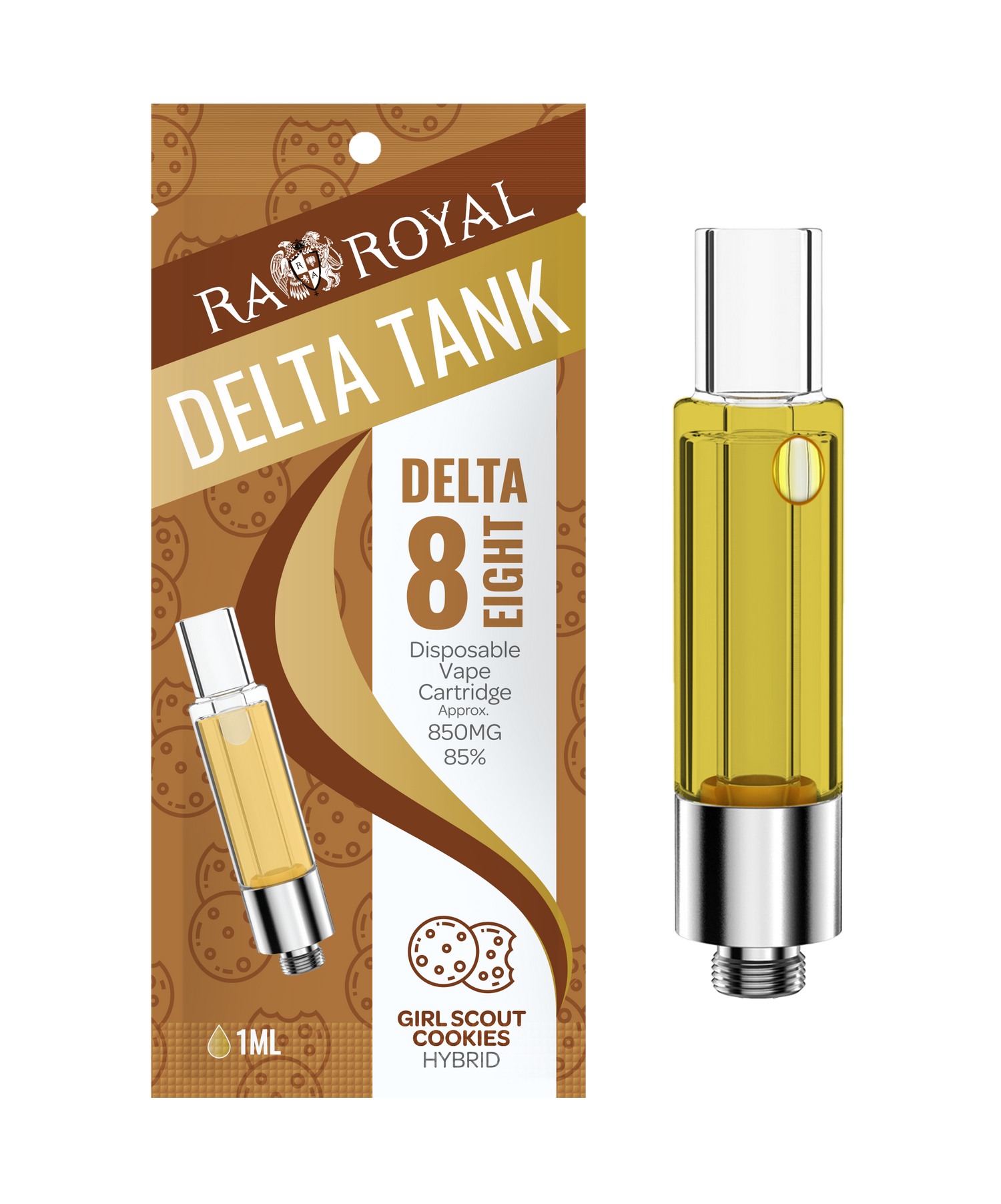 R.A. Royal Delta-8 Vape Tank: Girl Scout Cookies Hybrid