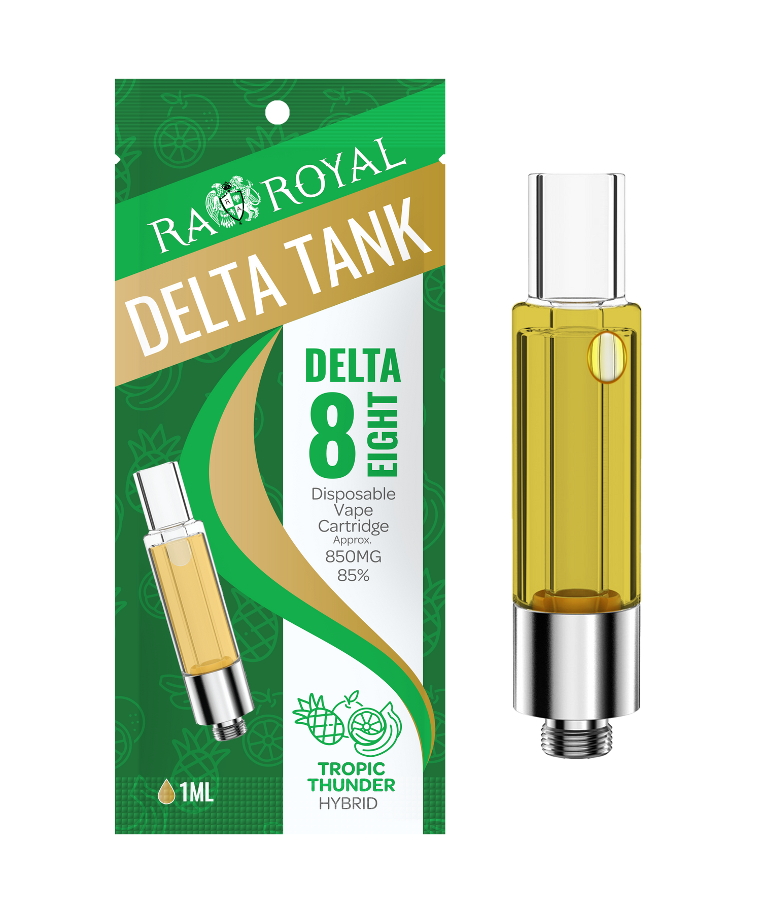 R.A. Royal Delta-8 Vape Tank: Tropic Thunder Hybrid