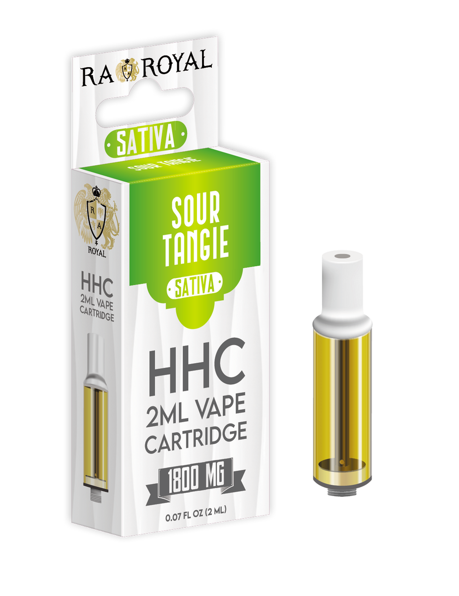 R.A. Royal Sour Tangie HHC Vape Cartridge 1800MG Sativa | 2ML RA Royal R.A. Royal Sour Tangie HHC Vape Cartridge 1800MG Sativa | 2ML RA Royal