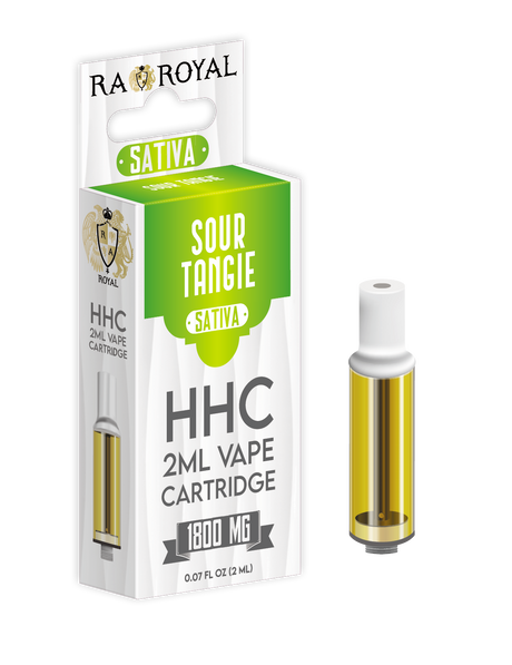 Our HHC Sour Tangie Vape Cartridge.