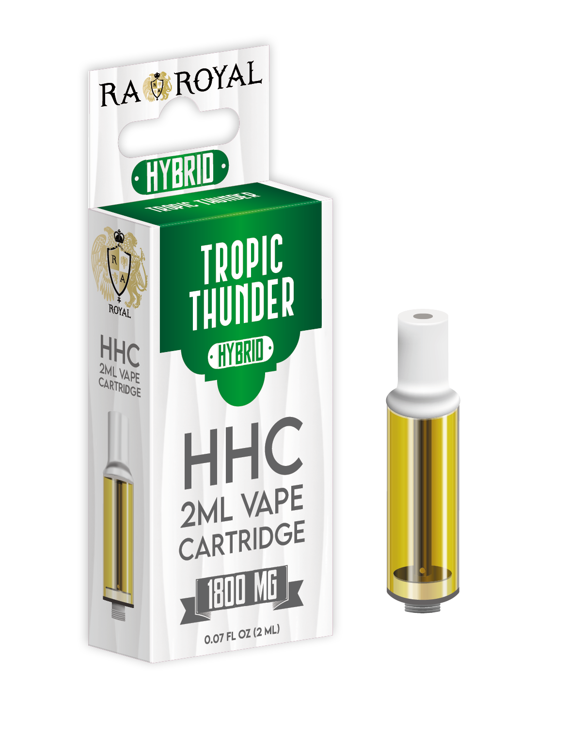 HHC Vape Cartridge: Tropic Thunder Hybrid (1800 MG, 2 ML)