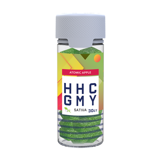 A Gift From Nature HHC Sativa Gummy Jar Atomic Apple