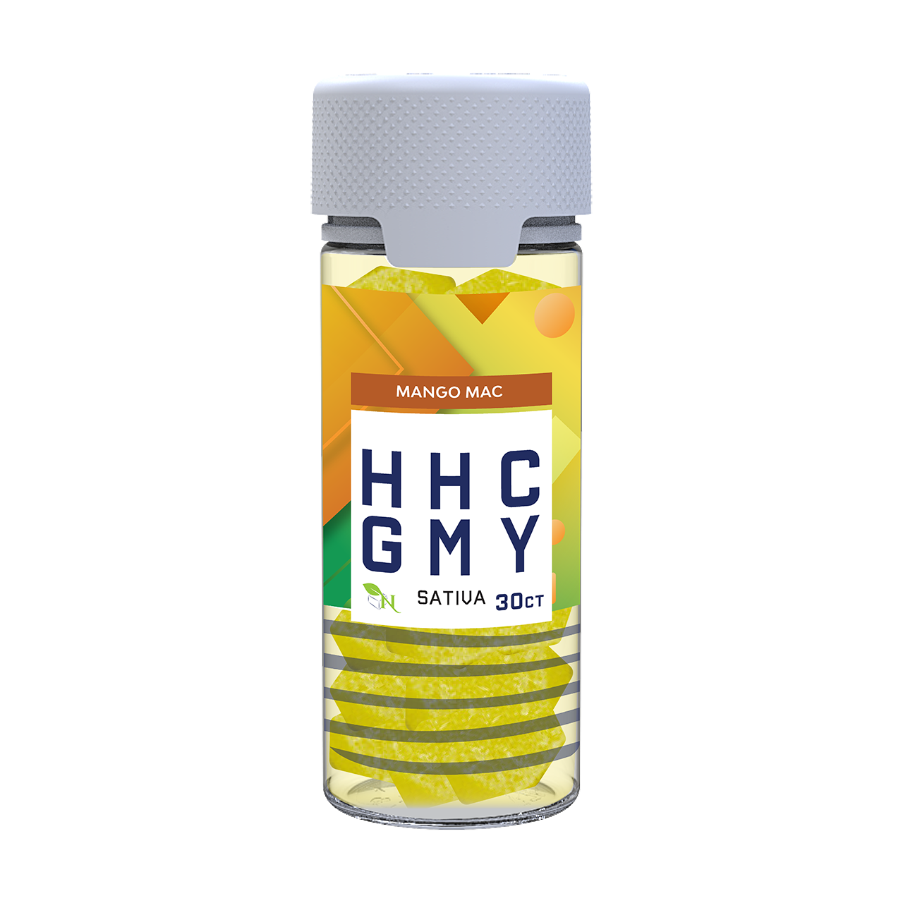 A Gift From Nature HHC Sativa Gummy Jar Mango Mac